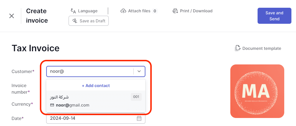 Advanced Contact Selection